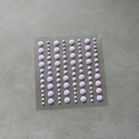 Enamel Dots Light Purple - Simple and Basic