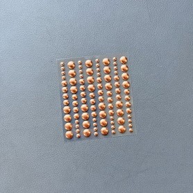 Enamel Dots Metallic Antique Copper Matte - Simple and Basic