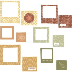 Chipboards Médina 12pc - HA PI Little Fox