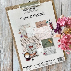 Set de papier imprimés Cabinet de curiosités Junk d'Automne A4 20f - Chou and Flowers