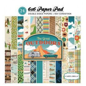 Set de papier 15x15 The Great Outdoors 24f – Carta Bella