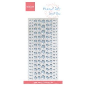 Enamel Dots Light Blue Glitter - Marianne Design