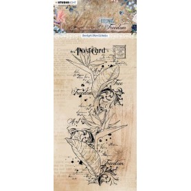 Tampon Script Strelitzia - Feelings of Freedom nr 420 - Jenine's Mindful Art Collection Clear Stamps
