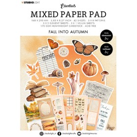 Mixed Paper Pad A5 Fall Into Autumn 42f – Studio Light Essentials