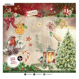 Die-Cuts Bloc Magical Christmas Paper Elements - Studio Light
