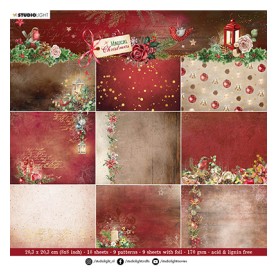 Set de papier 20x20 Background Magical Christmas nr 102 18f – Studio Light