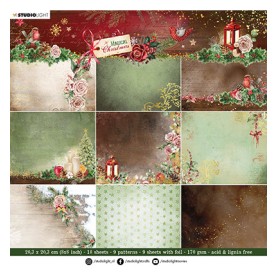 Set de papier 20x20 Background Magical Christmas nr 103 18f – Studio Light