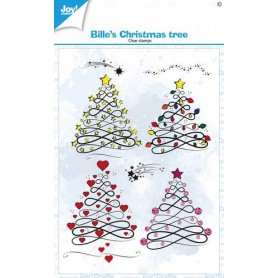Tampons Clear Billes Xmas Tree A6 - JoyCrafts