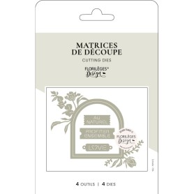 Dies Arche Fleurie 4pc - Herbarium - Florilèges Design