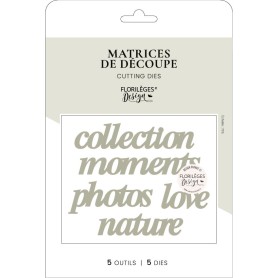 Dies Mots Basiques 2 5pc - Herbarium - Florilèges Design