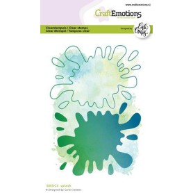 Tampons Basics Splash A6 - Craft Emotions Clear Stamps