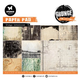 Set de papier 20x20 Grunge Inventions 36f - Grunge Collection – Studio Light Paper Pad nr 110