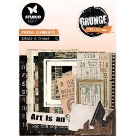 Paper Elements Labels & Frame nr 5 - Grunge Collection – Studio Light