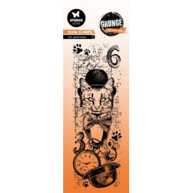 Tampon Cat Gentleman 1 pc - Grunge Collection nr 511 - Studio Light Clear Stamps