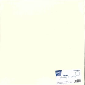 Papier 30x30 Texturé Crème 24f 225g – JoyCrafts