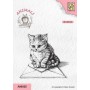 Tampon Cat with envelope - Nellie Snellen Clear Stamp