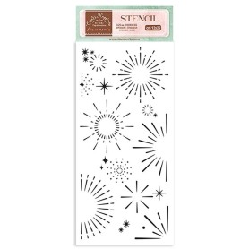 Pochoir Stars 12x25cm - Stamperia Thick Stencil