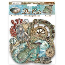 Die-cuts Creatures - Songs of the Sea - Stamperia