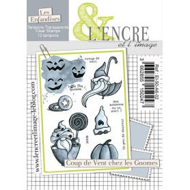 Tampons Coup de Vent chez les Gnomes - Les Enfandises - L'encre et l'image