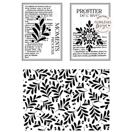 Tampons Profiter de l'hiver - Histoires d'hiver - Florilèges Design