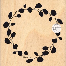 Tampon bois Couronne d'Eucalyptus - Florilèges Design