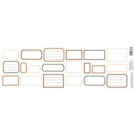 Planche d'étiquettes à découper Histoires d'Hiver - Florilèges Design