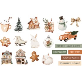Décos Histoires d'Hiver 20 pc - Florilèges Design
