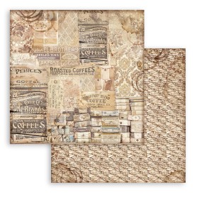 Papier 30x30 Pattern 1f - Coffee and Chocolate - Stamperia