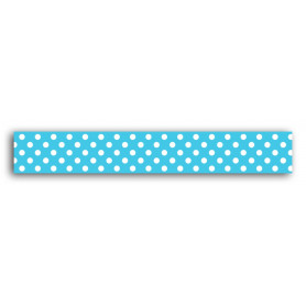 Masking Tape bleu à pois blanc 10 m - Toga