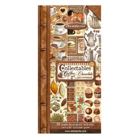 Collectables 15x30 Coffee and Chocolate 10 feuilles - Stamperia