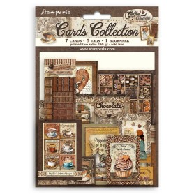 Cards Collection Coffee and Chocolate - Stamperia