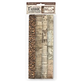 Set de tissu 30x30 Coffee and Chocolate 4 pièces - Stamperia
