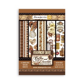 Washi pad A5 - Coffee and Chocolate 8f – Stamperia
