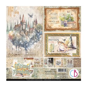 Set de papier 20x20 Wizard Academy 12 feuilles – Ciao Bella Papercrafting