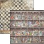 Set de papier 30x30 Wizard Academy 8 feuilles - Patterns Pad Ciao Bella Papercrafting