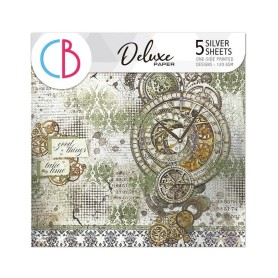 Deluxe Paper Silver 15x15 Wizard Academy 5 feuilles – Ciao Bella Papercrafting