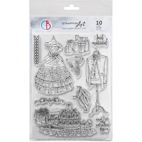 Tampons Just Married 10pc - Ciao Bella Stamps
