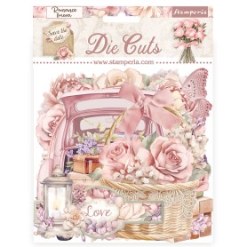 Die-cuts Romance Forever - Journaling Edition - Stamperia