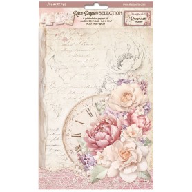 Rice Paper A4 - 6 feuilles - Romance Forever - Stamperia