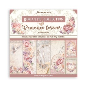 Set de papier 20x20 Romance Forever 10 feuilles - Stamperia