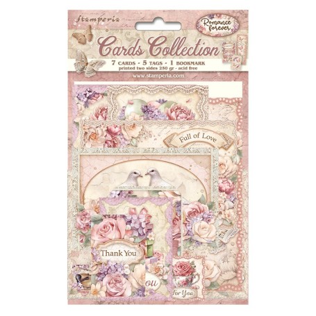 Cards Collection Romance Forever - Stamperia