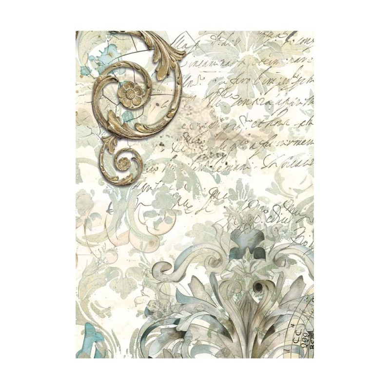 Feuilles De Riz Décopatch ITD Collection - Format A4 (29,7x21 Cm) - Motif 'Lost In A Fairy Tale' - Pour Découpage, Cartes, Journal Créatif
