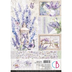 Set de papier A4 Morning in Provence 9f - Creative Pad Ciao Bella Papercrafting