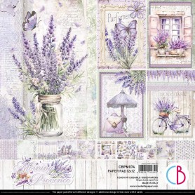 Set de papier 30x30 Morning in Provence 12 feuilles - Ciao Bella Papercrafting