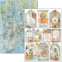 Set de papier A4 Coral Reef 9f - Creative Pad Ciao Bella Papercrafting