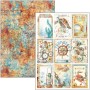Set de papier A4 Coral Reef 9f - Creative Pad Ciao Bella Papercrafting