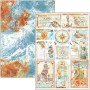 Set de papier A4 Coral Reef 9f - Creative Pad Ciao Bella Papercrafting