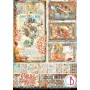 Set de papier A4 Coral Reef 9f - Creative Pad Ciao Bella Papercrafting