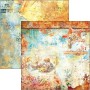 Set de papier 30x30 Coral Reef 12 feuilles - Ciao Bella Papercrafting