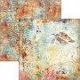 Set de papier 30x30 Coral Reef 12 feuilles - Ciao Bella Papercrafting